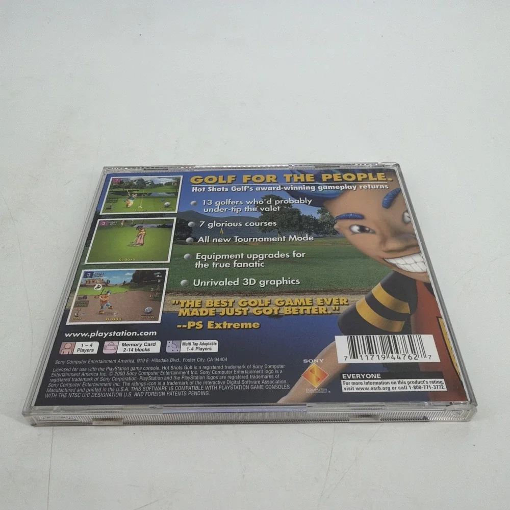 Hot Shots Golf 2 (PlayStation 1 PS1, 2000) CIB Complete Black Label